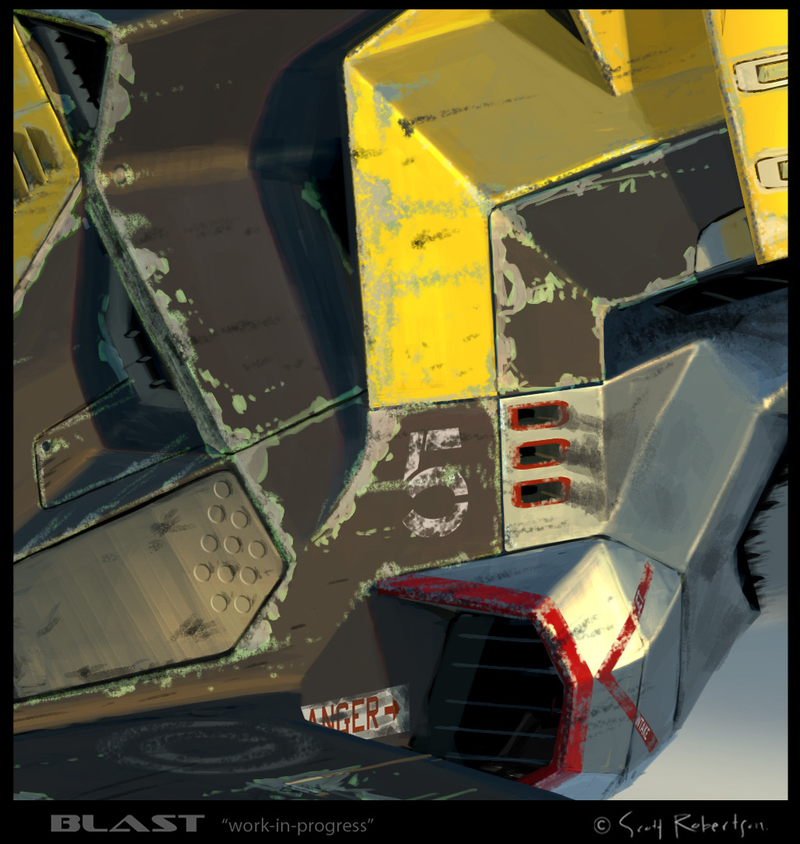 Illustration for article titled The awesome spaceship and vehicle concepts of Scott Robertson